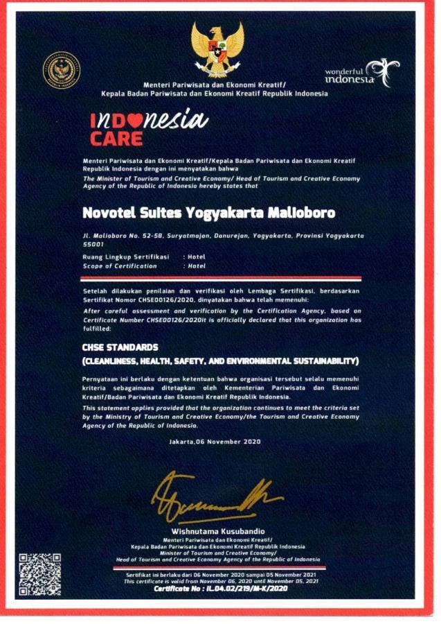 होटल Novotel Malioboro Yogyakarta